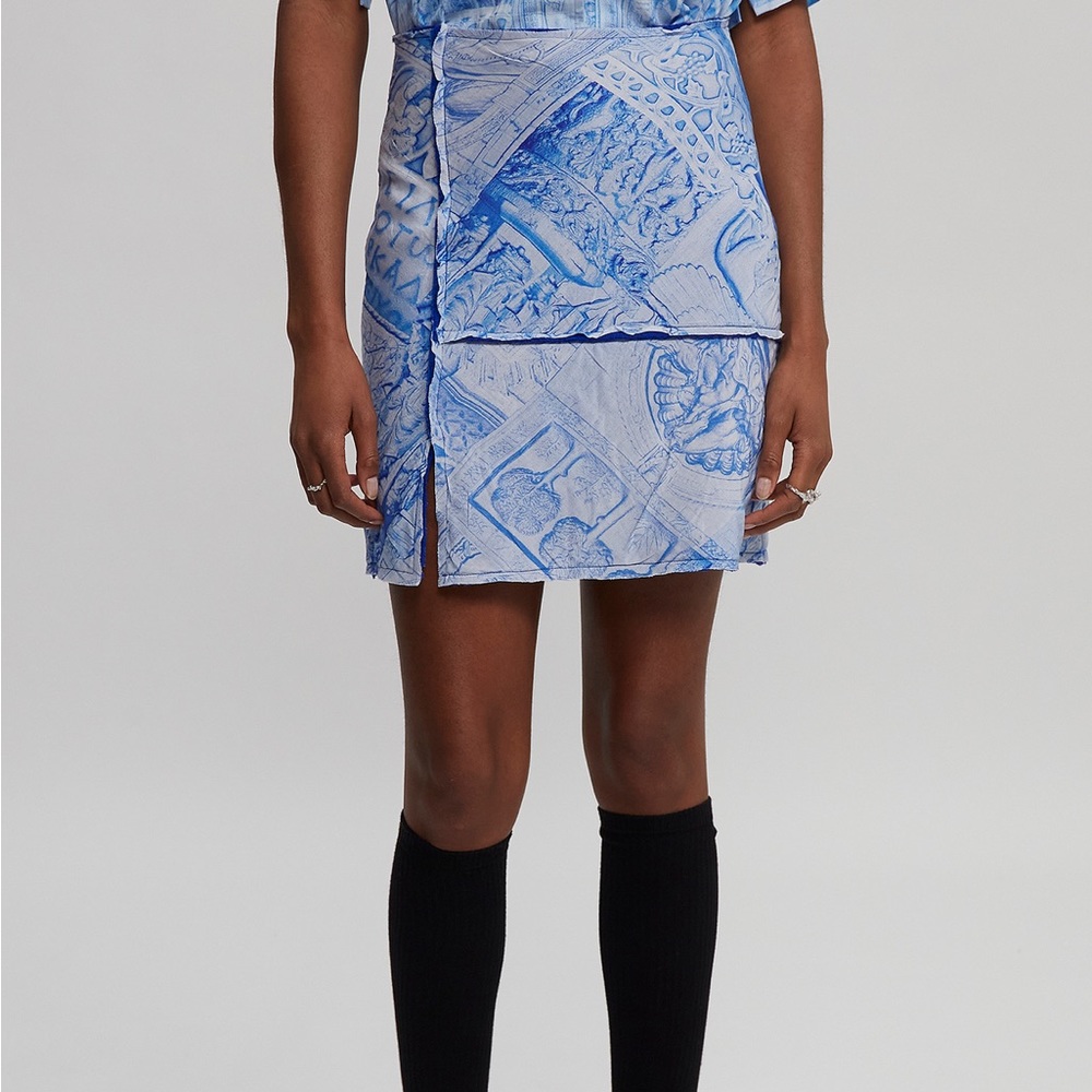 Holzweiler Rout Skirt Blue Mix
